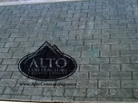 Concrete Stamped Apron