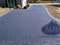 Driveway With Stamped Concrete Border