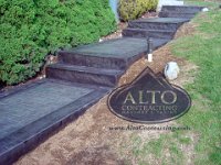 Stamped Concrete Steps