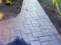 Stamped Concrete Walkway