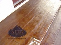 Stamped Concrete Wood Look