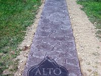 Stamped Walkway