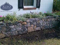 Stone Planter & Landscape