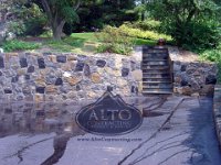 Stone Walls, Driveway & Landscape