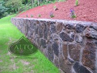 Landscape Stone Retaining Wall